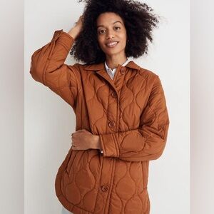 LIKE NEW!! Madewell Air Puff Shirt-Jacket - women’s size large